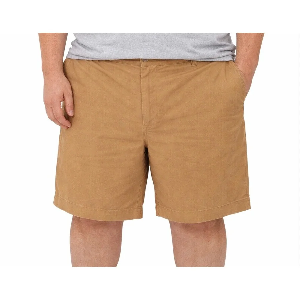 Polo Ralph Lauren Men 42 Tan Khaki Stretch Classic Fit Chino Shorts Cotton Twill
